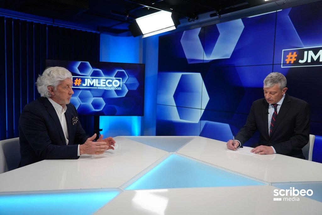 Bernard Canonne sur le plateau de BFM Business